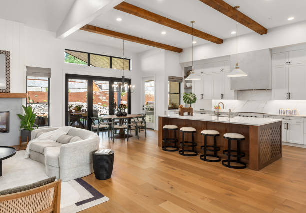 Bright finished interior representing a home project supported by flexible payment plan installments